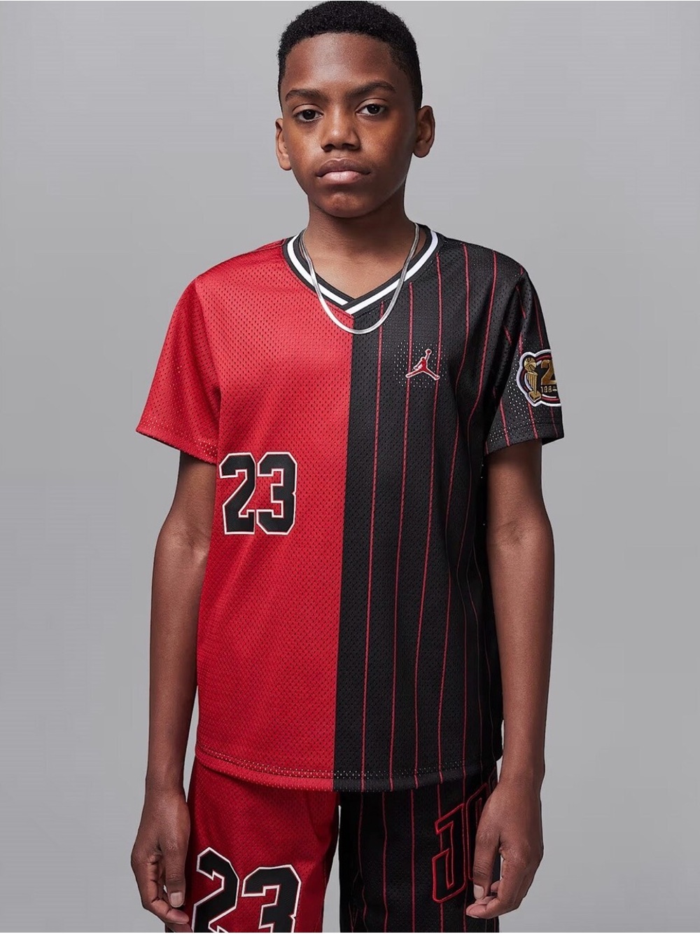 Jordan Playoff Game jersey in red and black Nike